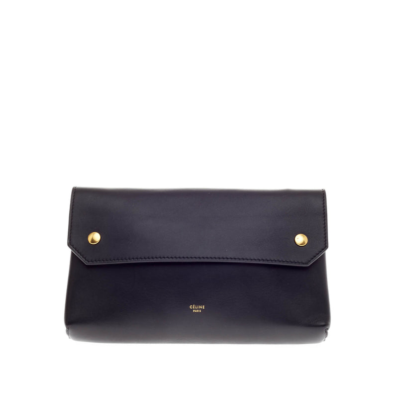 Buy Celine Bumbag Leather Black 101601 – Rebag