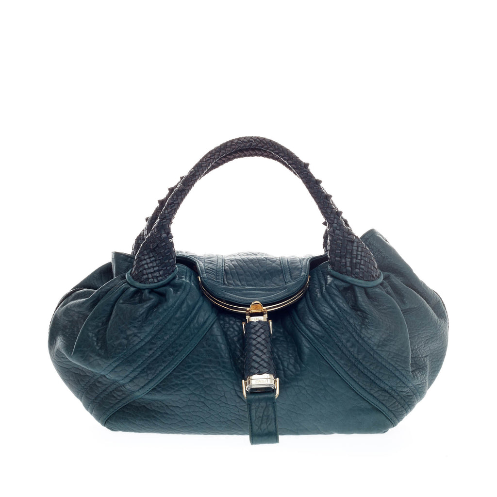 Buy Fendi Spy Bag Leather Blue 118809 – Rebag