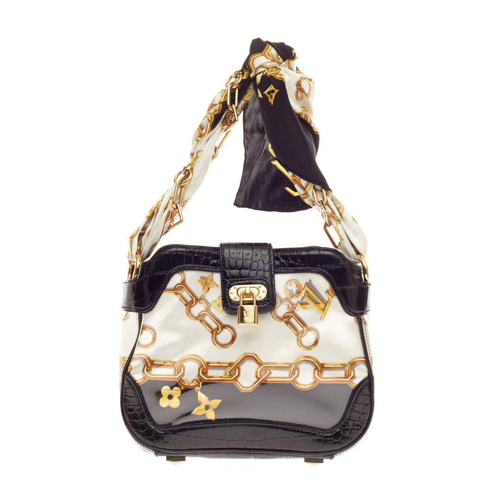 Buy Louis Vuitton Legend Chain Shoulder Bag Monogram Silk 141401 – Rebag