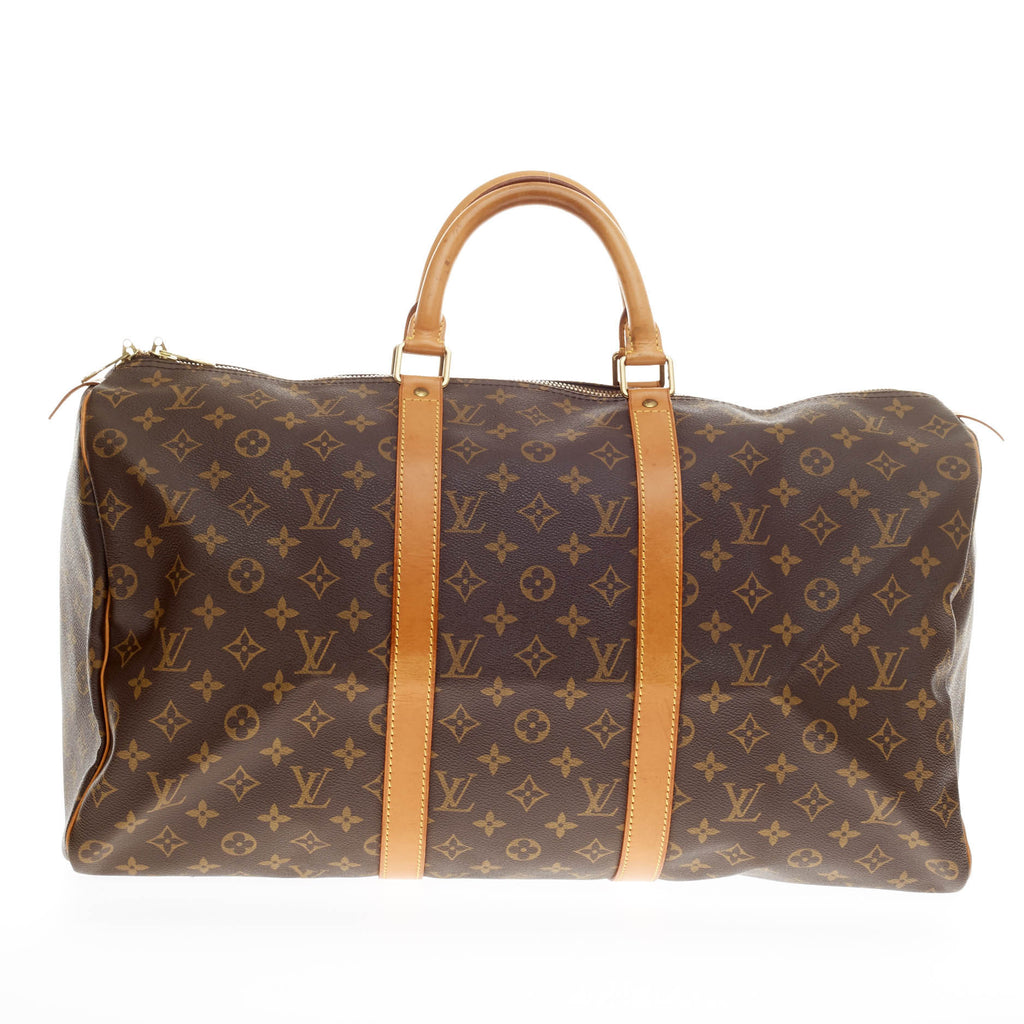 Buy Louis Vuitton Keepall Bag Monogram Canvas 50 Brown 176203 – Trendlee