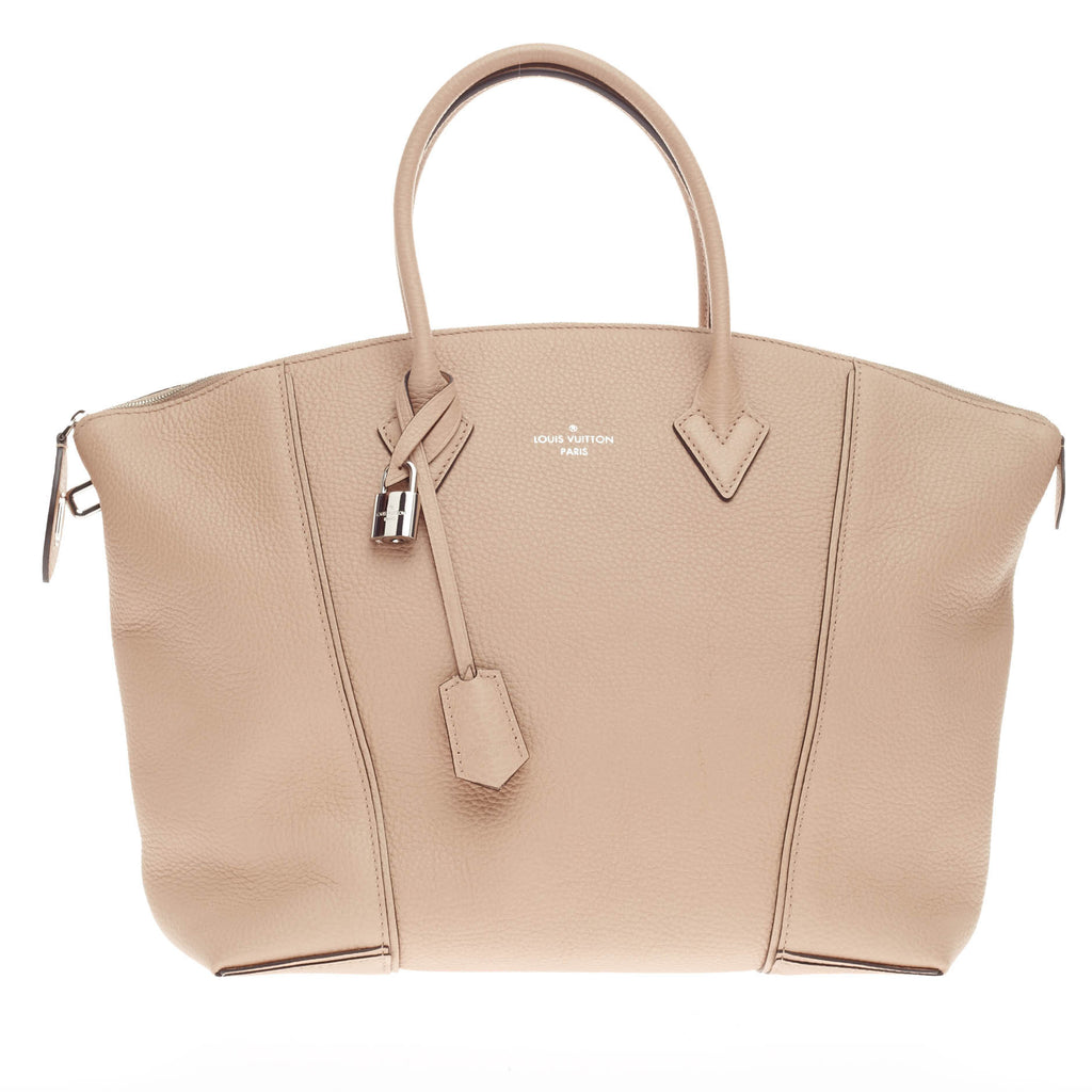 Buy Louis Vuitton Soft Lockit Handbag Leather MM Beige 221201 – Trendlee
