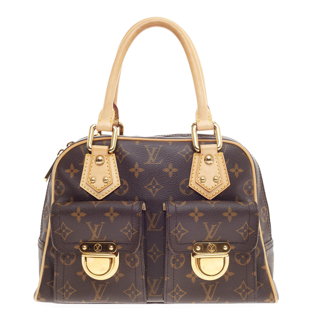Buy Louis Vuitton Manhattan Handbag Monogram Canvas PM Brown 319602 – Trendlee