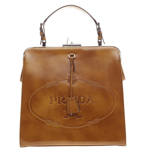 prada spazzolato frame bag