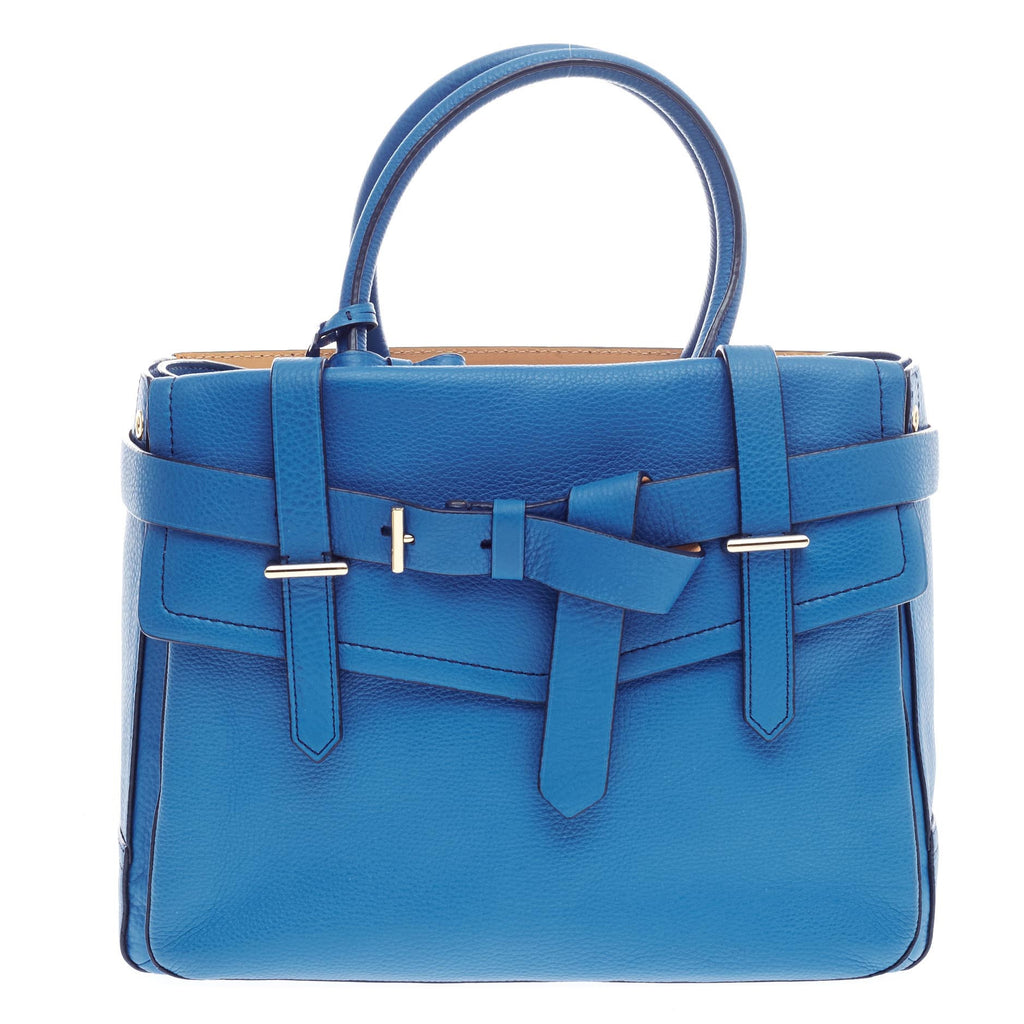 Buy Reed Krakoff Boxer Tote Leather Medium Blue 399401 – Trendlee