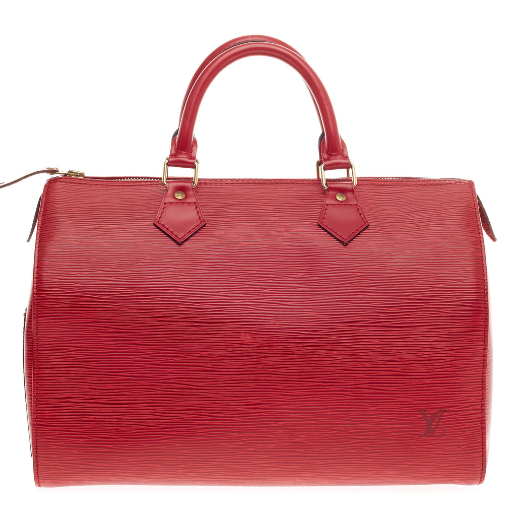 Buy Louis Vuitton Speedy Handbag Epi Leather 30 Red 361907 – Trendlee