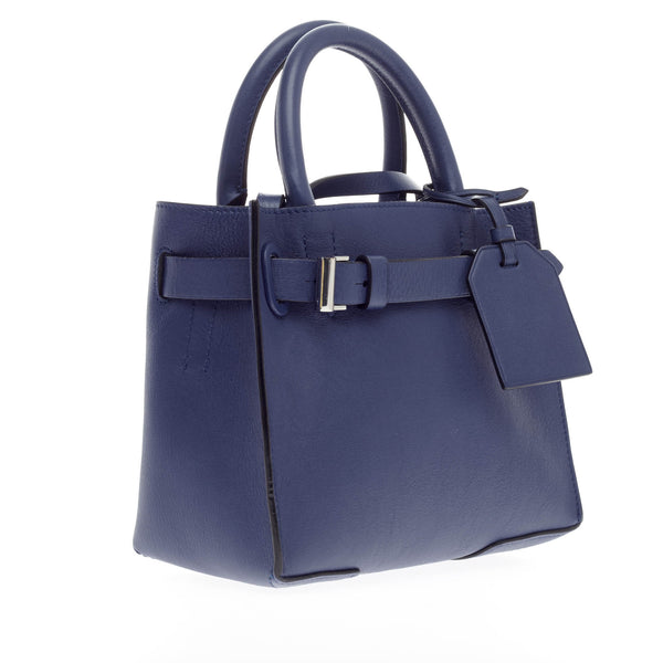 Buy Reed Krakoff RK40 Tote Leather Small Blue 221001 – Trendlee