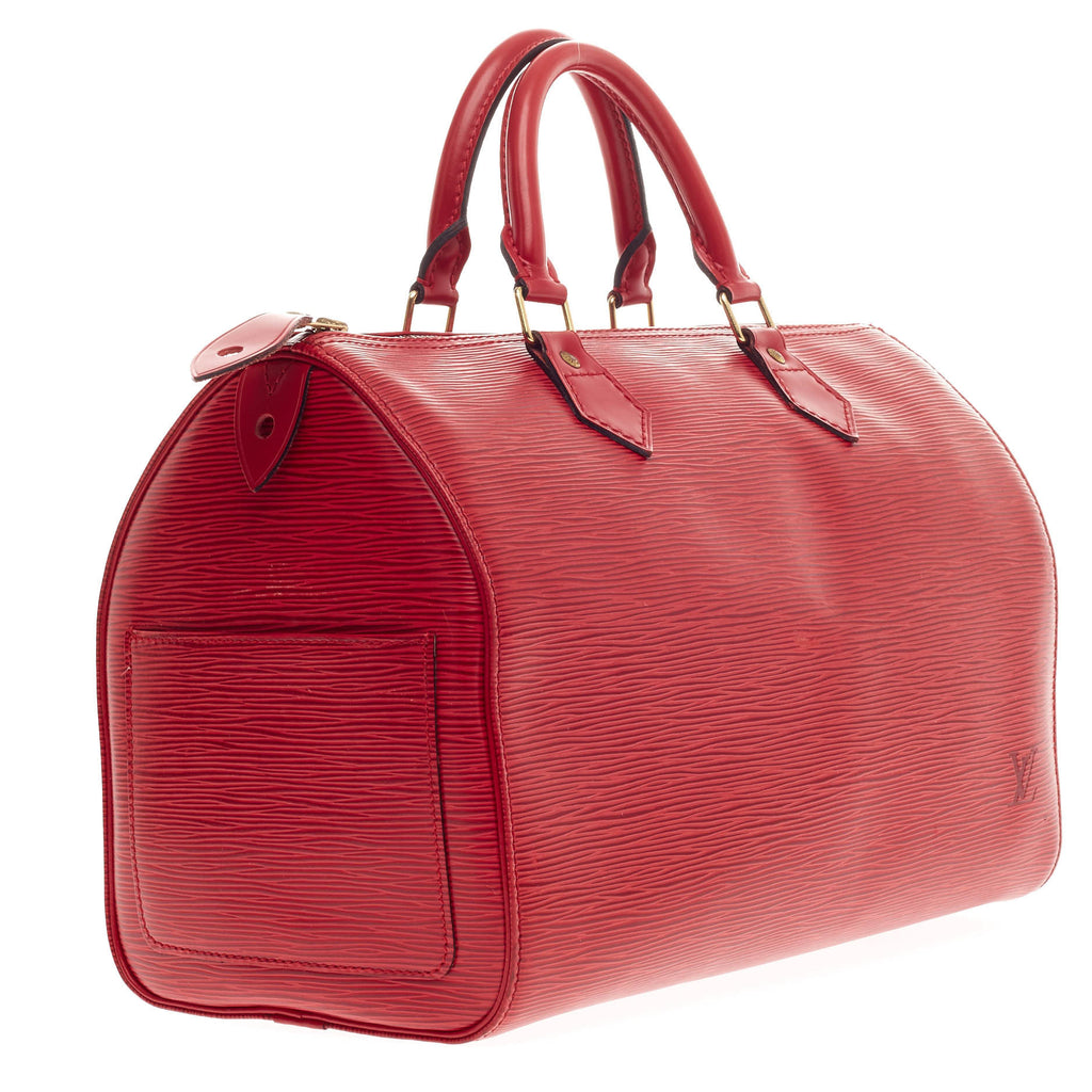Buy Louis Vuitton Speedy Handbag Epi Leather 30 Red 361907 – Trendlee