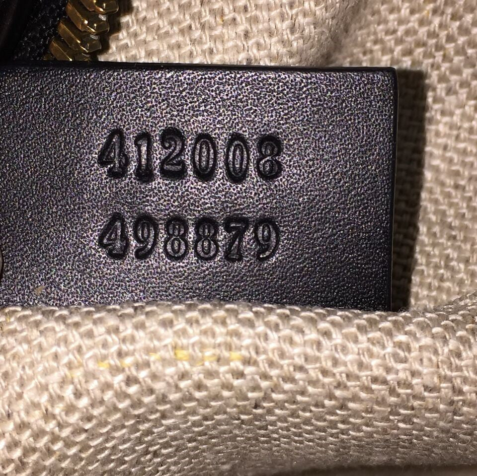 Buy Gucci Bee Web Camera Bag Leather Black 1854903