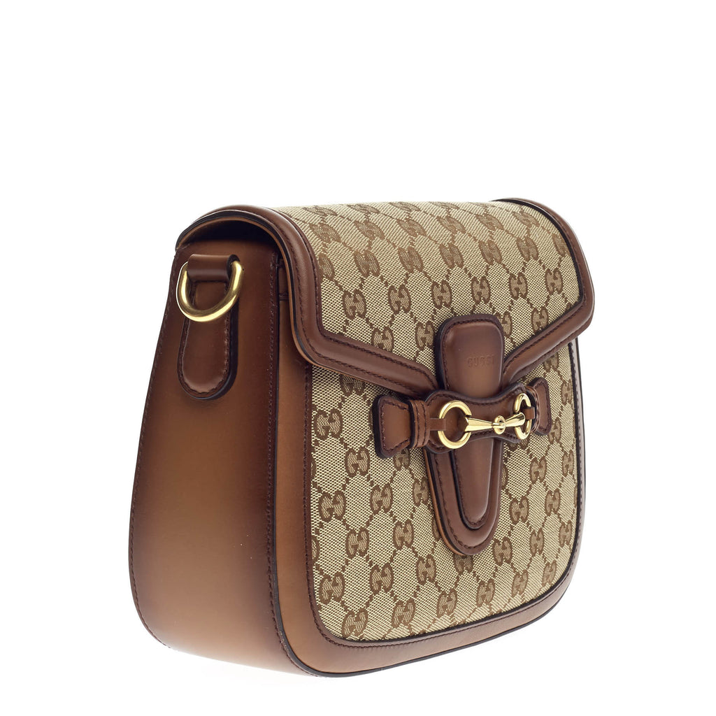 Buy Gucci Lady Web Shoulder Bag GG Canvas Medium Brown 712002 – Trendlee