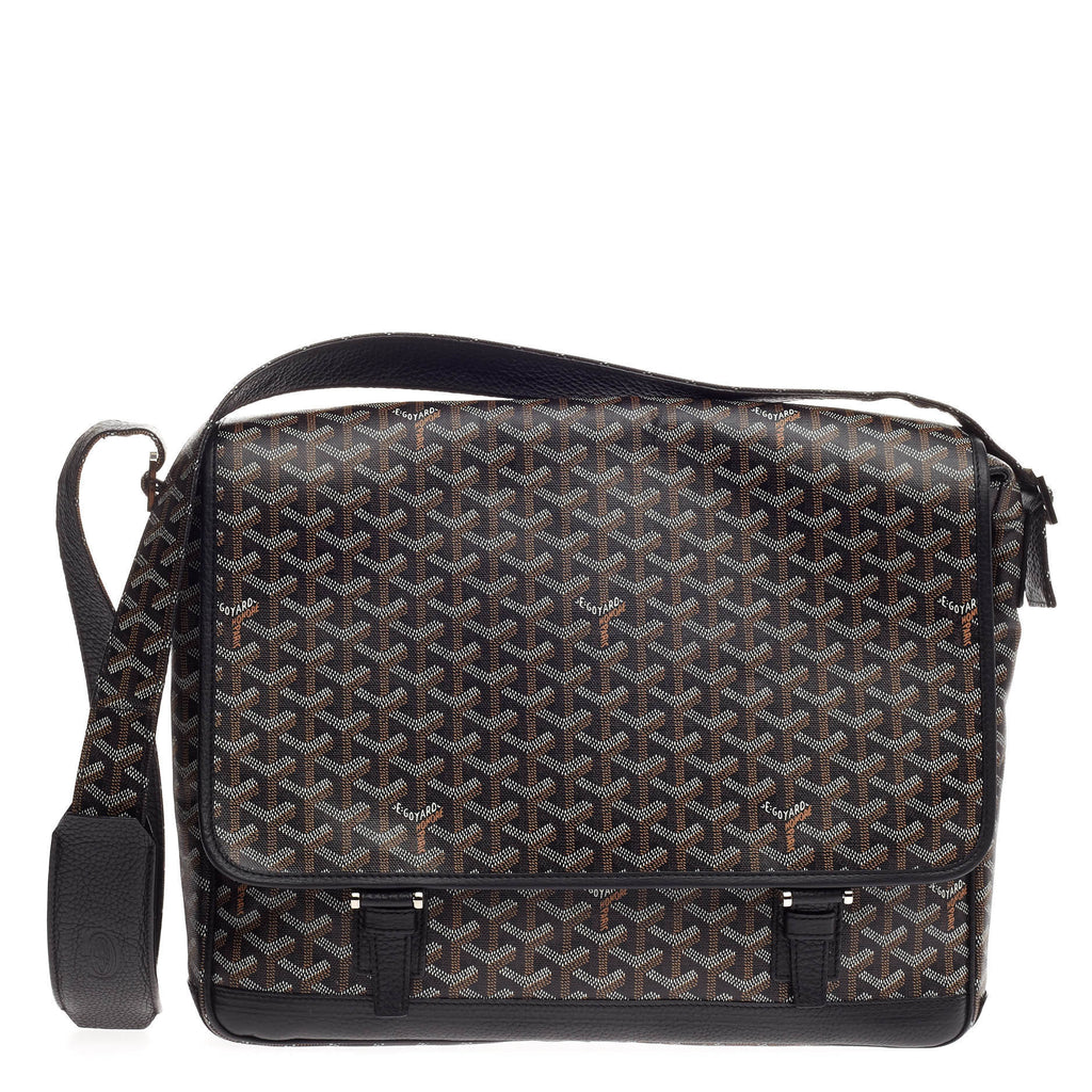 Buy Goyard Grand Bleu Bag Coated Canvas GM Black 791301 – Rebag