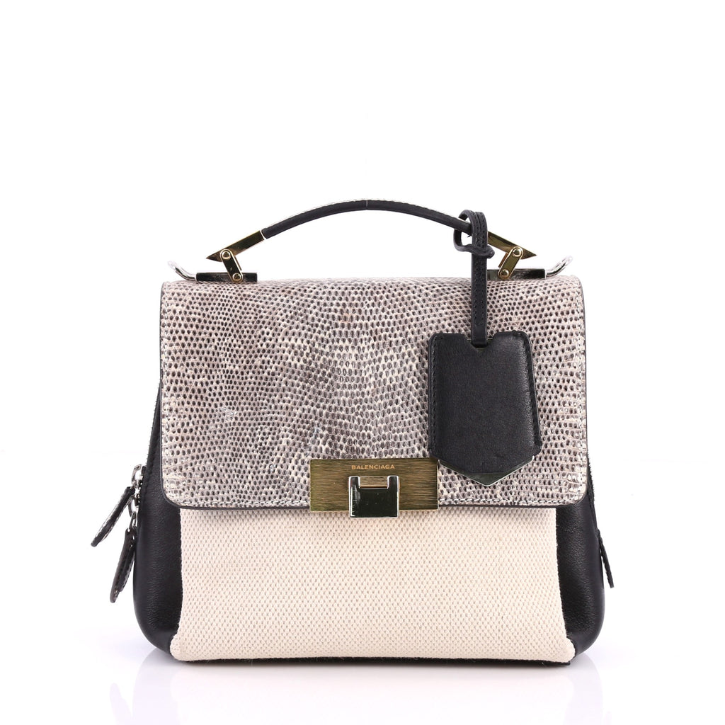Balenciaga Le Dix Soft Cartable Top Handle Bag Mixed Media 3126501 – Rebag