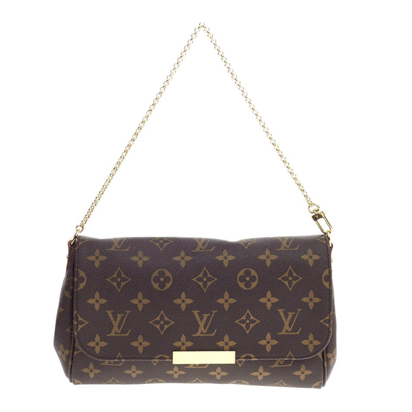 Louis Vuitton Favorite Pm Brown Monogram Canvas Shoulder Bag - MyDesignerly