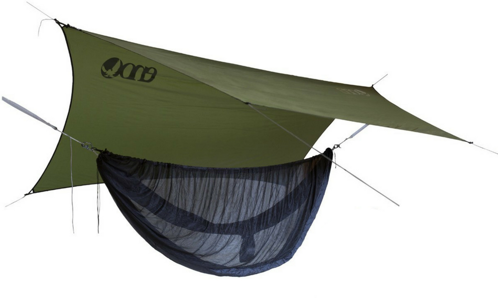 ENO SubLink Shelter System best camping hammock tents for ultralight backpacking