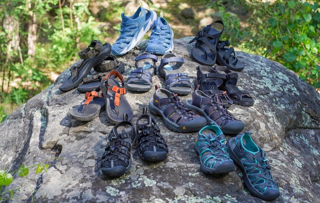all best hiking sandals on rock