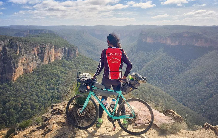 backpacking cycling