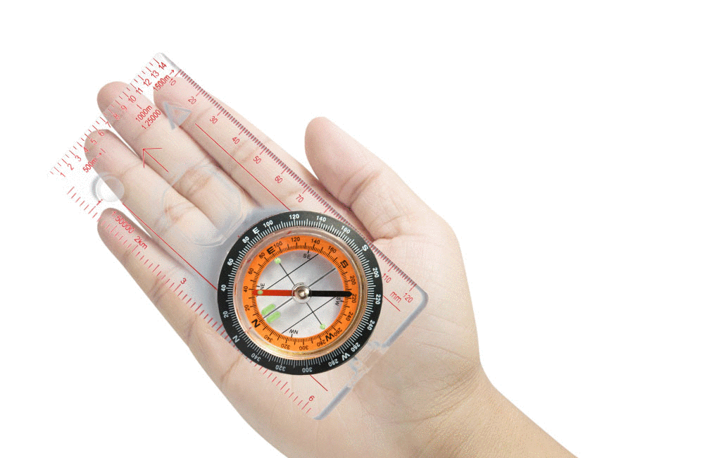 how to use a compass