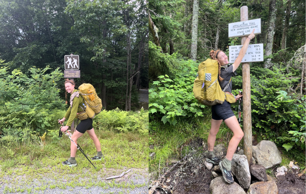 hiker carrying rei flash 55