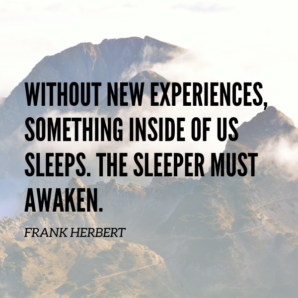 hiking quote by frank herbert
