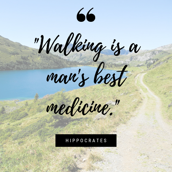 hiking quote by hippocrates