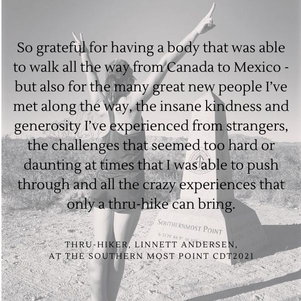 hiking quote by linett anderson