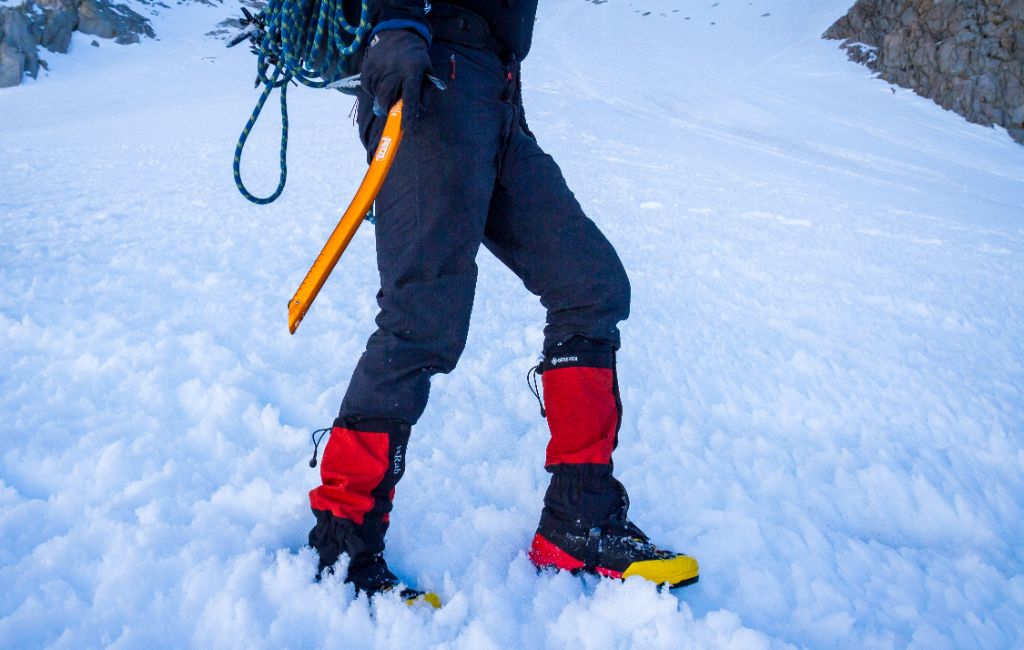 rab gaiters when worn in snow