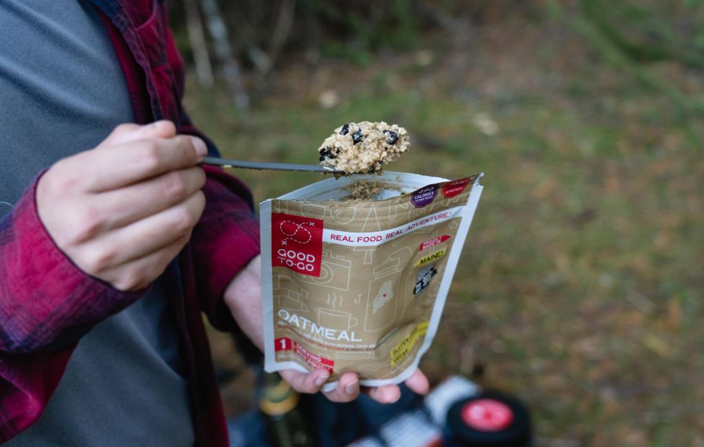 good to-go freeze-dried oatmeal food idea