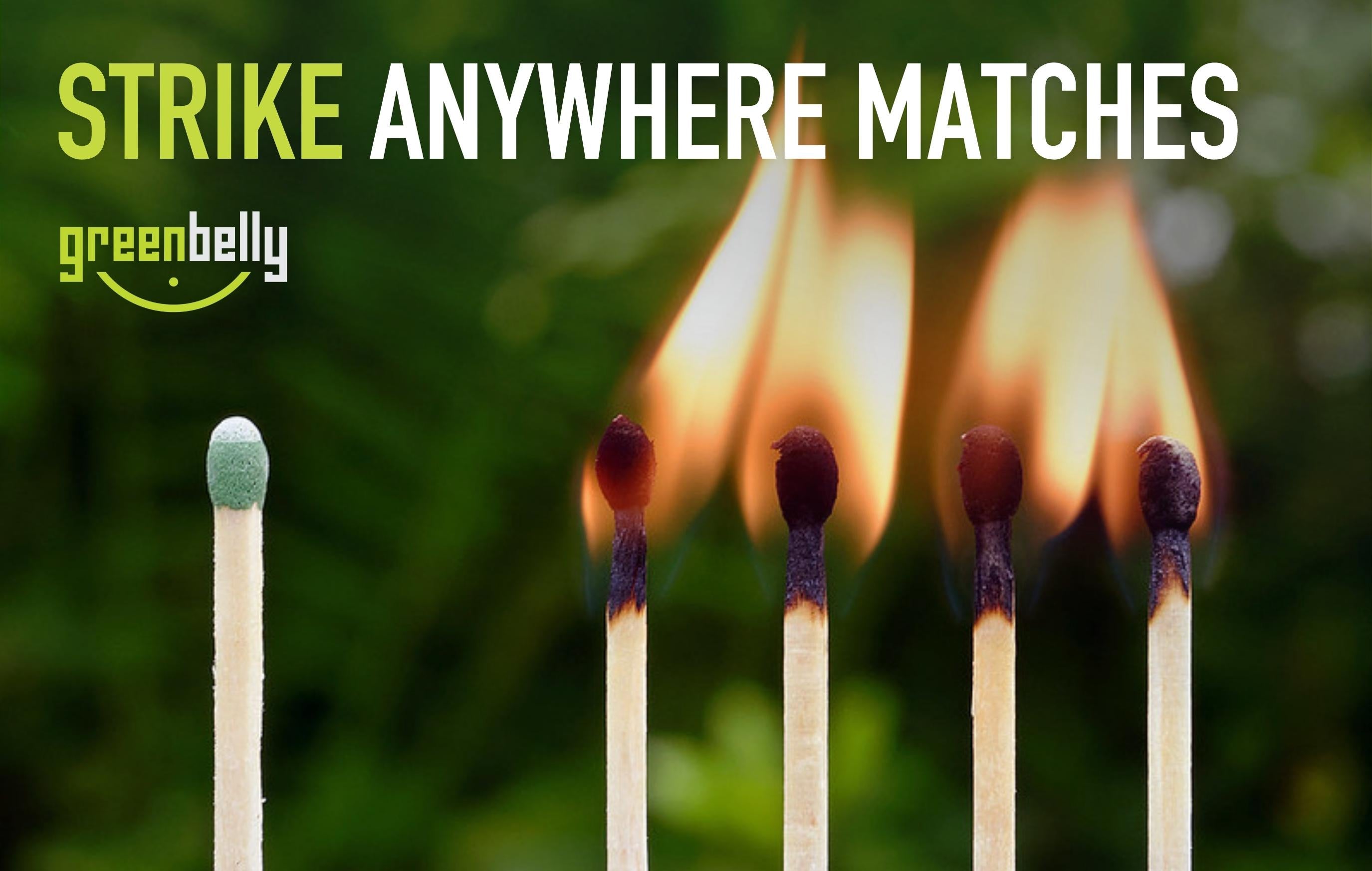 Strike Anywhere Matches – Greenbelly Meals