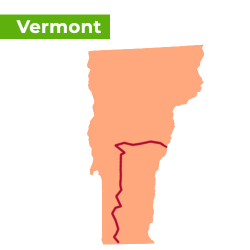 appalachian trail map vermont