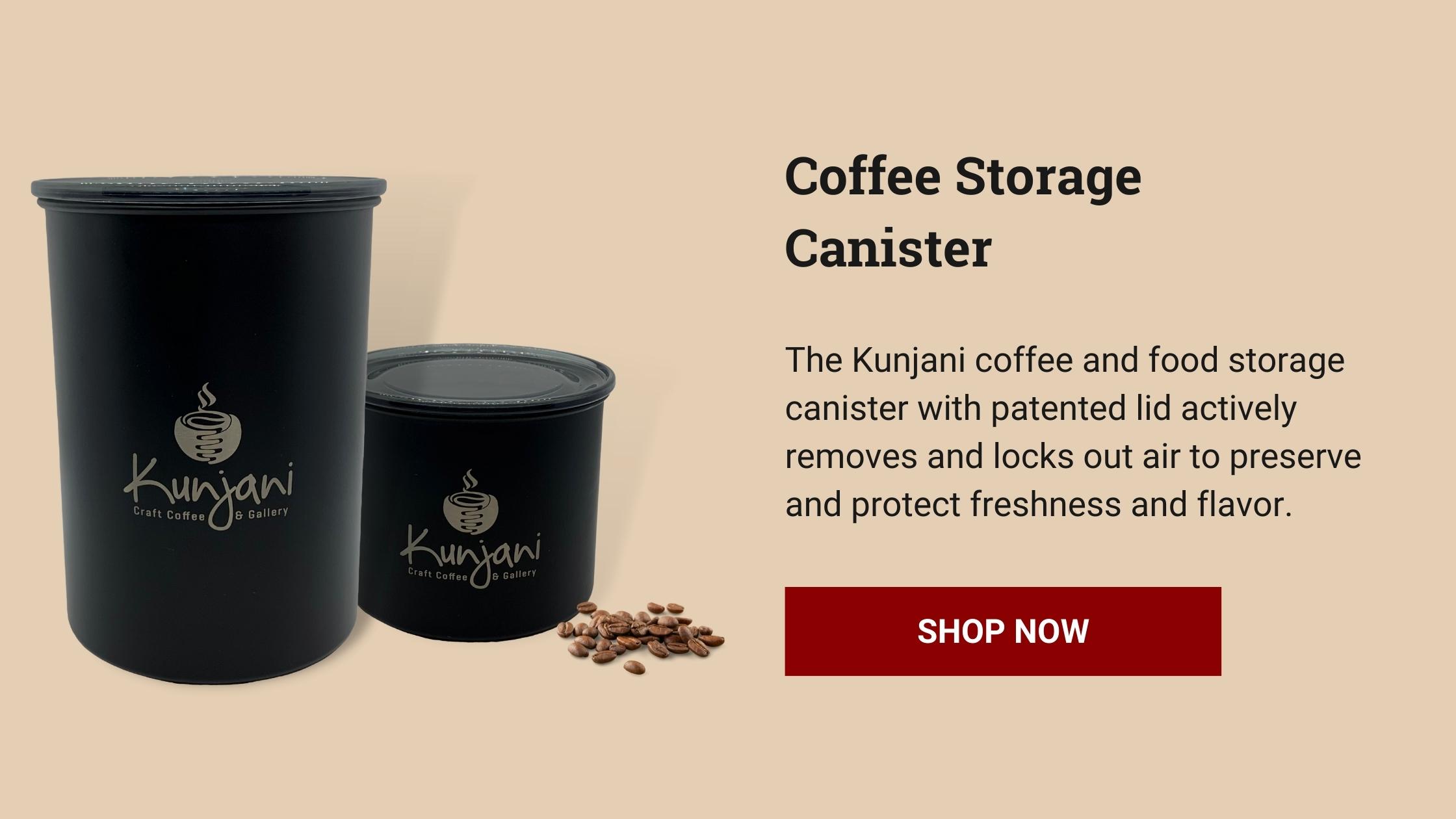 Shop our coffee storage canister