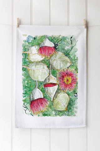 Digital printed custom tea towels for artists Australia | No minimum order