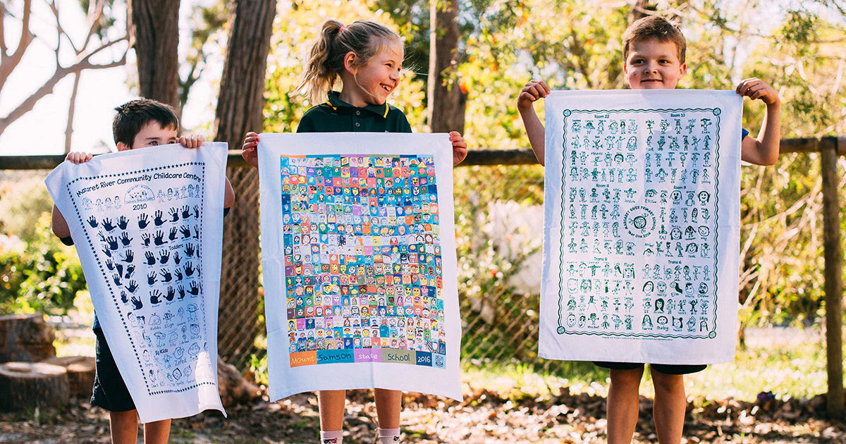 Expressions Australia | Fundraising Tea Towels for Schools Daycares Childcares