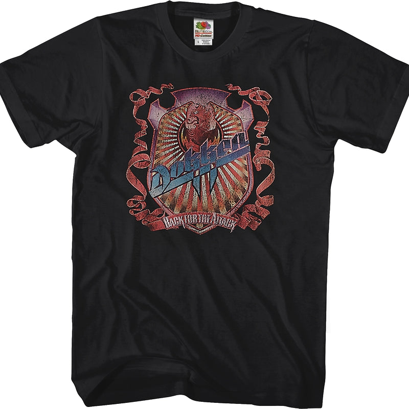 Back For The Attack Dokken T-Shirt. Dokken Men's Black T-Shirt