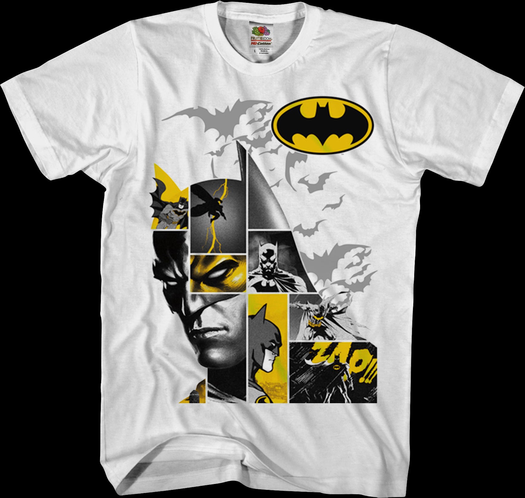 Caped Crusader Collage Batman T-Shirt