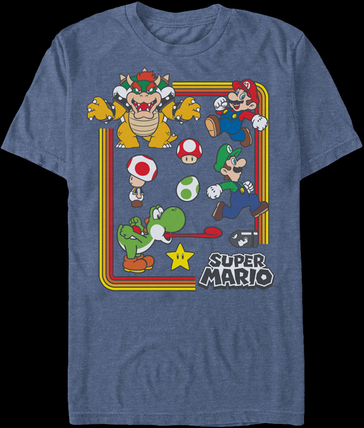 Gezondheid Nauwkeurig Burgerschap Characters Super Mario Bros. T-Shirt: Nintendo Mens T-Shirt