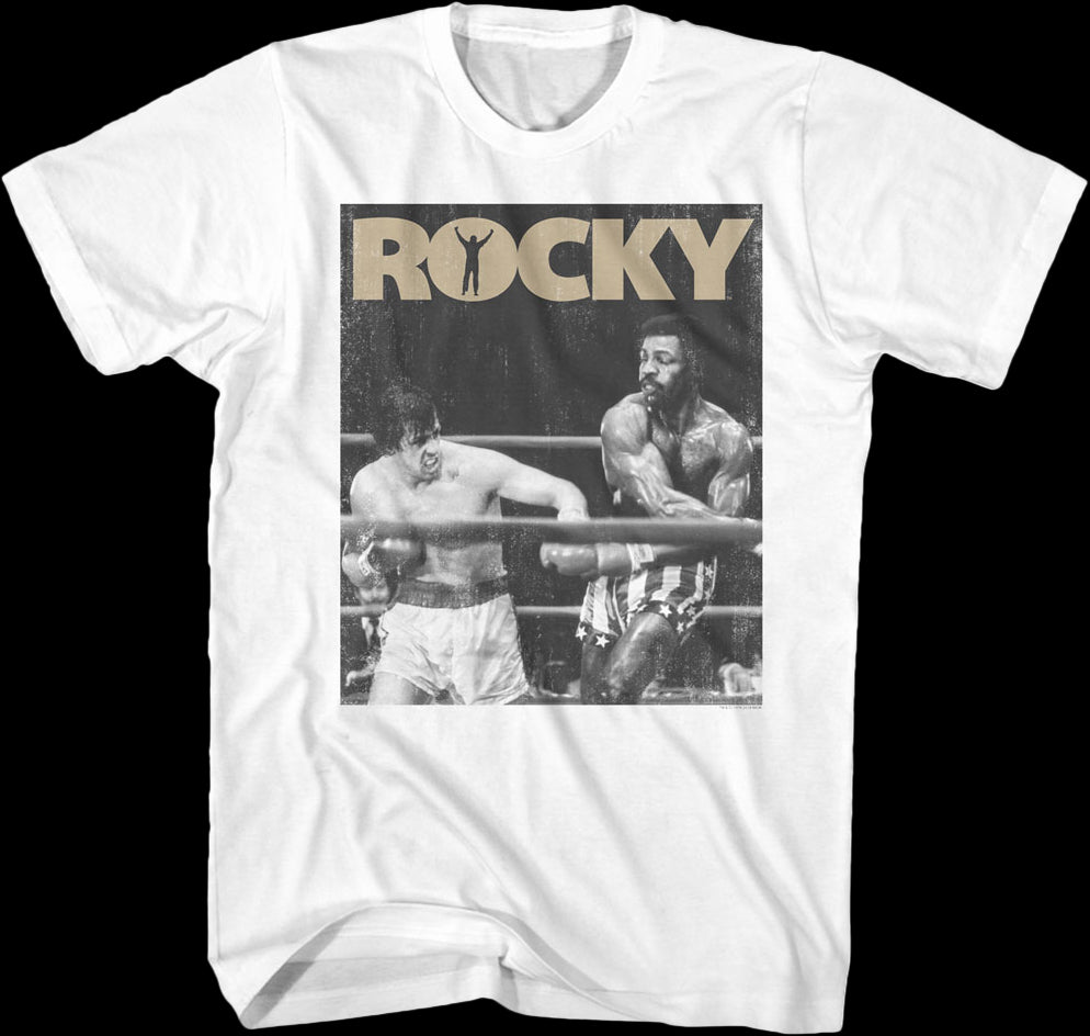Distressed Apollo vs Rocky T-Shirt