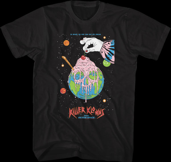 Ice Cream Poster Killer Klowns From Outer Space T-Shirt