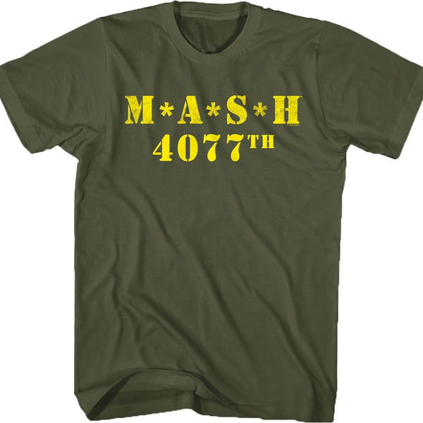 MASH 4077th T-Shirt: 80s TV M*A*S*H Green Men's T-shirt