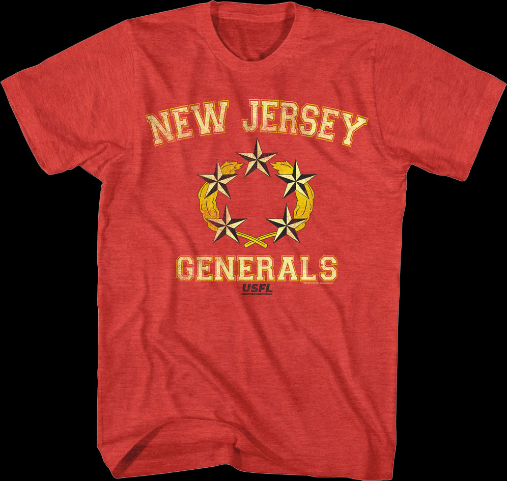 new jersey generals t shirt