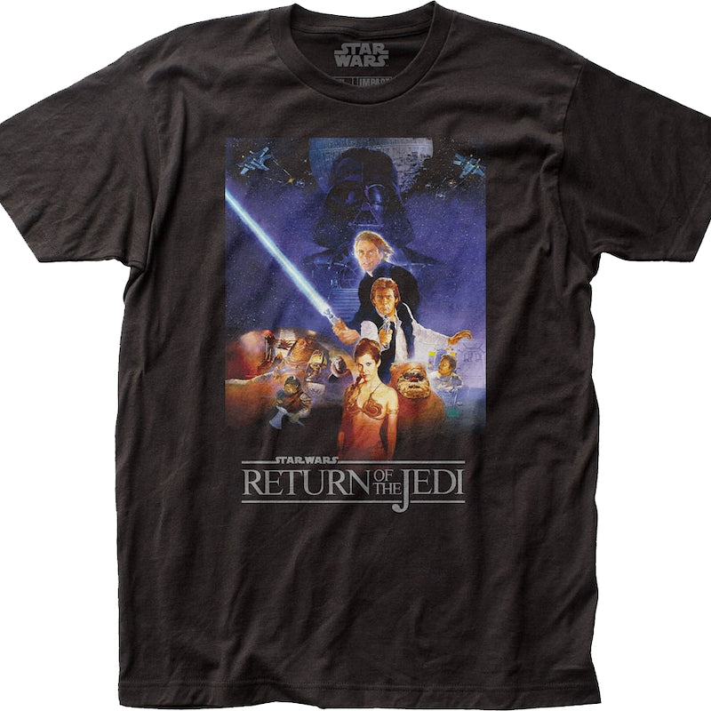 Bakkerij slachtoffer cilinder Return Of The Jedi Movie Poster Star Wars T-Shirt