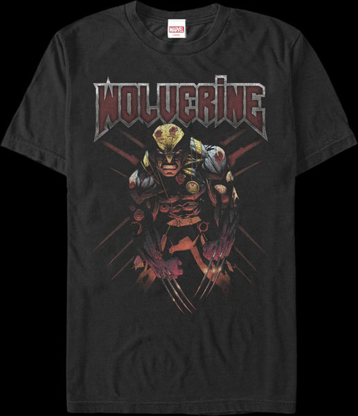 Wolverine T-Shirt: Wolverine Mens X-Men T-Shirt