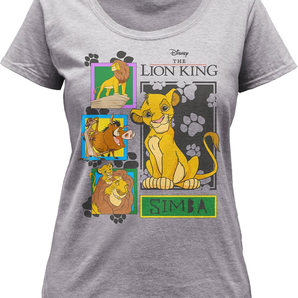 Womens Lion King Scoopneck Shirt