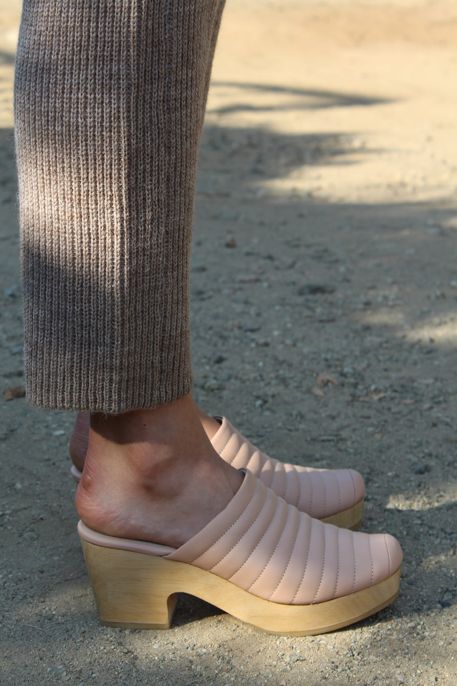 nude clogs