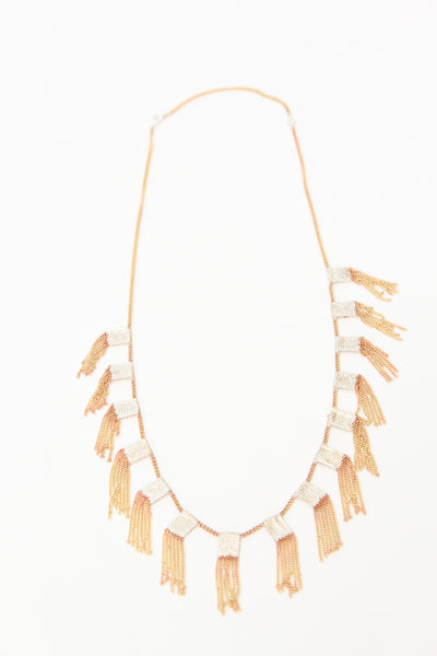 HannahK Hula Necklace Brass & Silver – Beklina