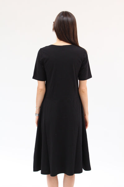 Kowtow Composure Dress Black – Beklina