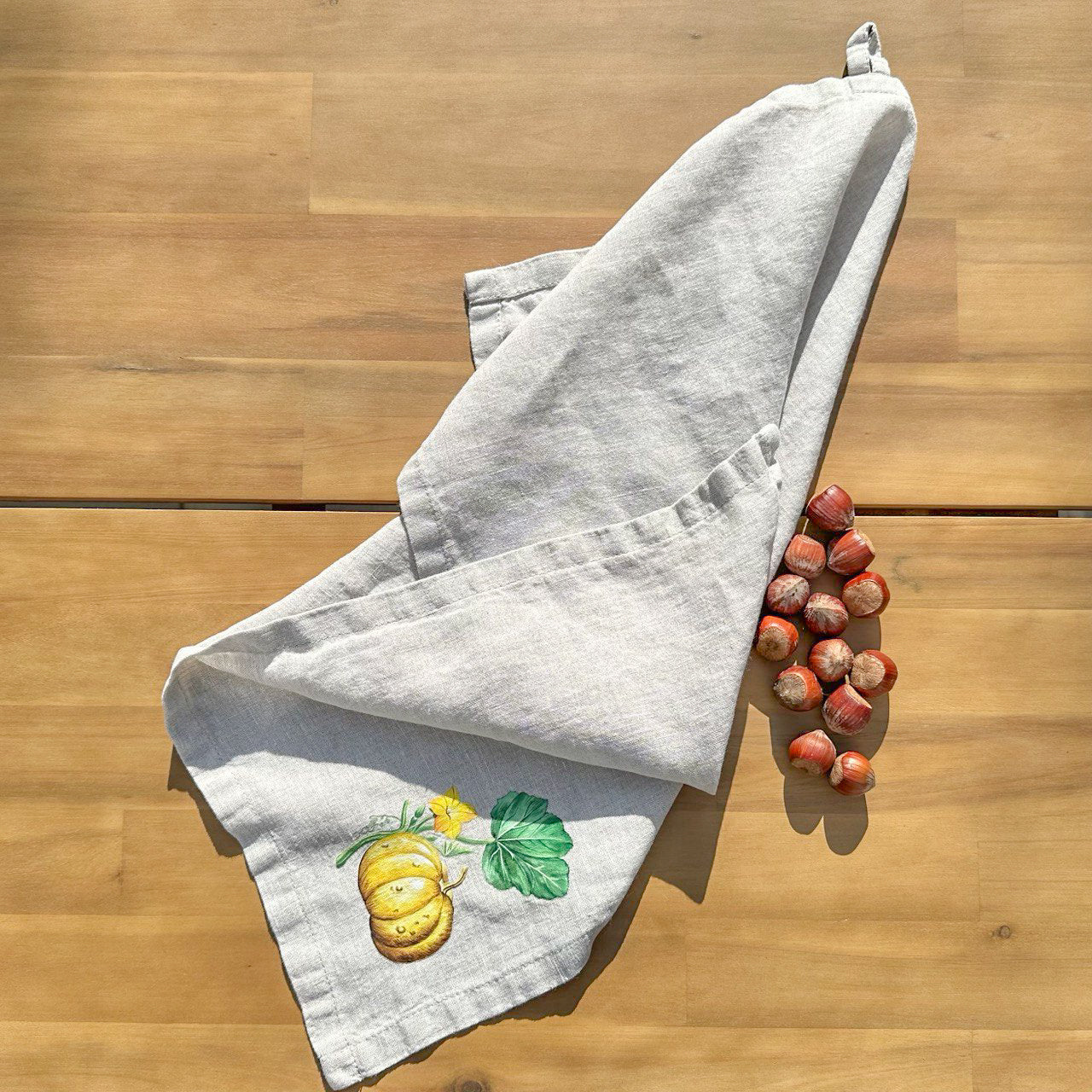 2pcs Linen Tea Towels in Vibrant Colors - Kitchen Linen Towel Gift - F
