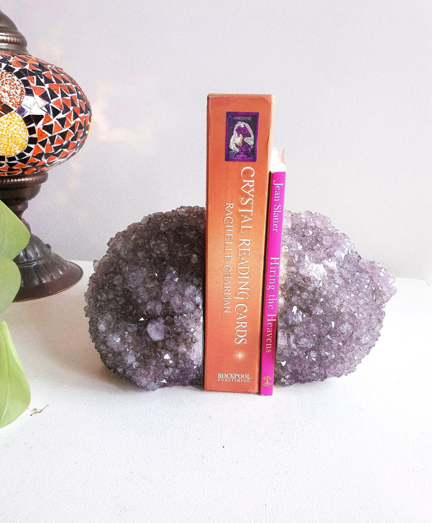 amethyst bookends