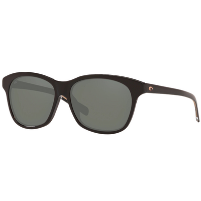 Costa Bayside 580P Polarized Sunglasses - Shiny Black/Copper