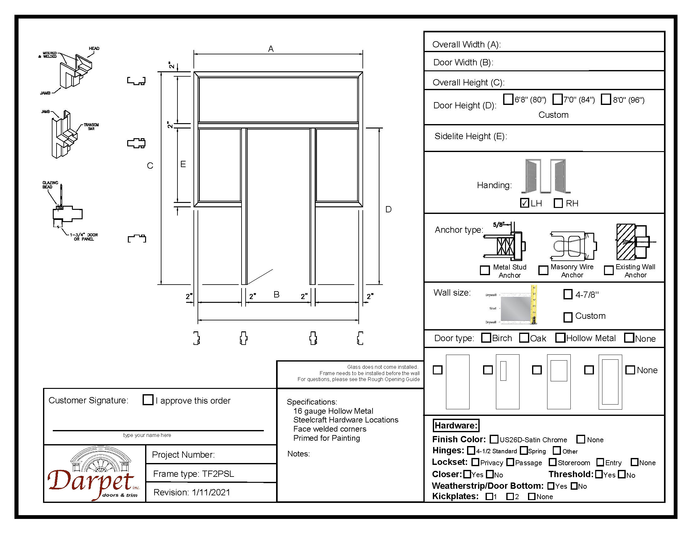 order form