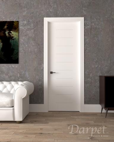 Forte Primed Groove Interior Door 6'-8 (80) — Darpet Doors & Trim
