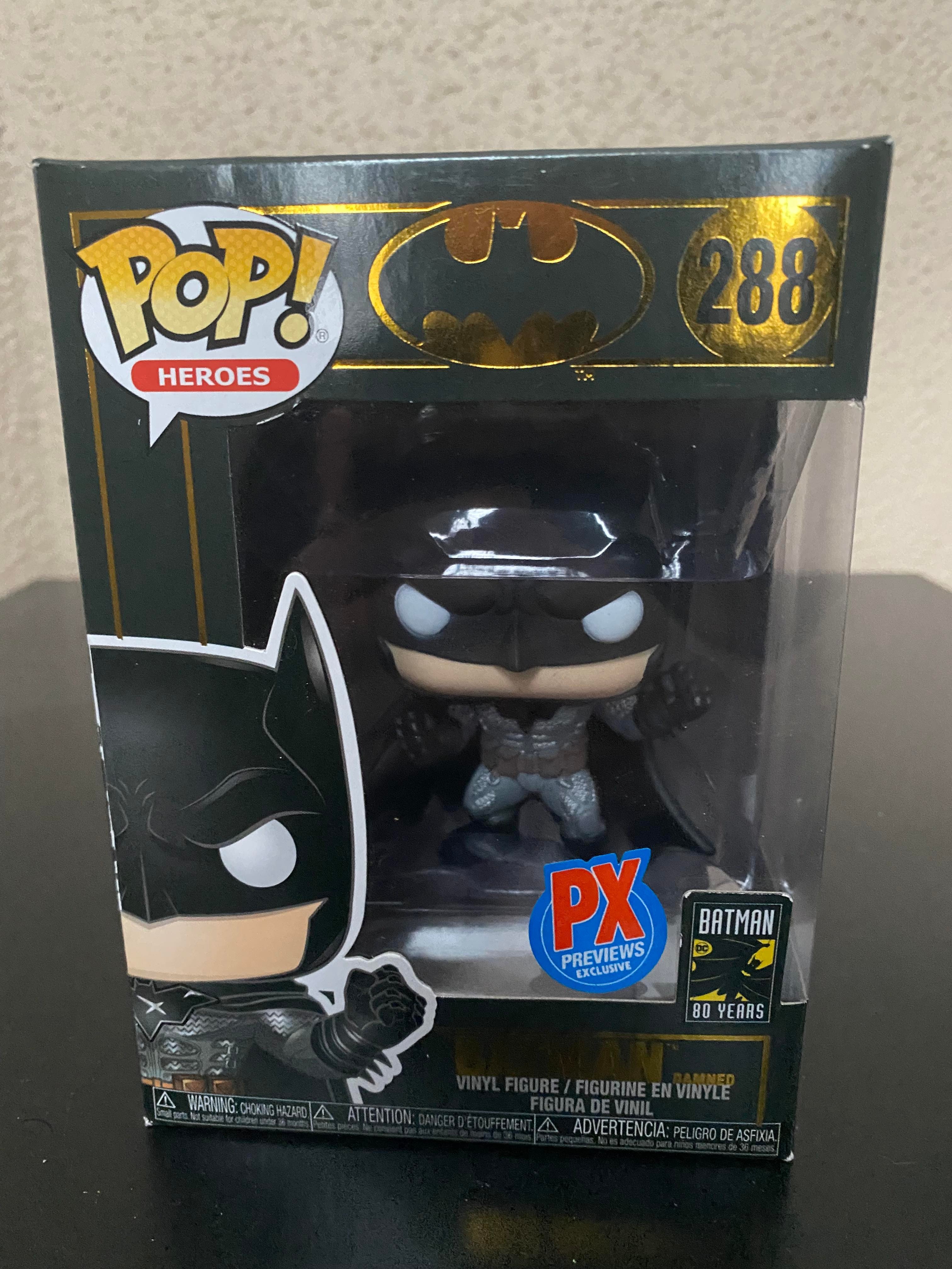 Funko Pop! DC Heroes #288 Batman Damned PX Exclusive Vinyl Figure –  Geek42Collectibles